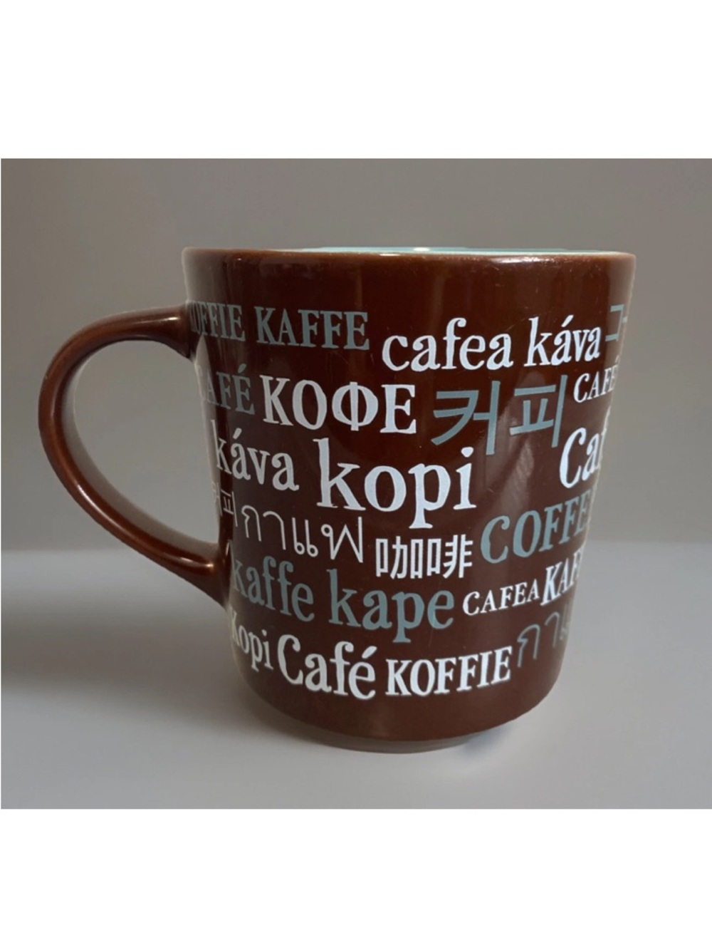 Starbucks Mug Multiple Language Coffee Kava Cafea Kopi Koffie 16fl.oz. 2008